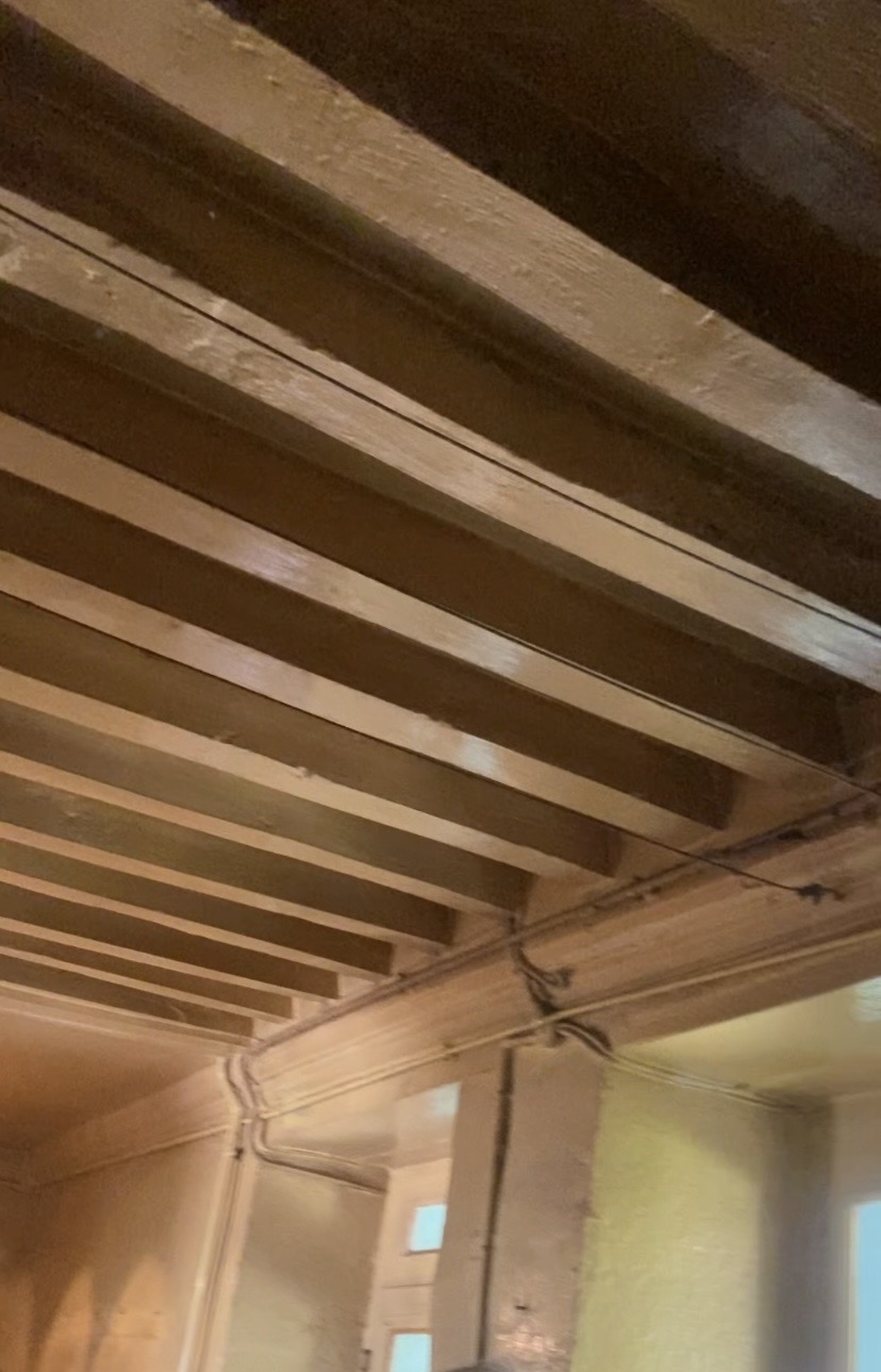 Original timber beam ceiling